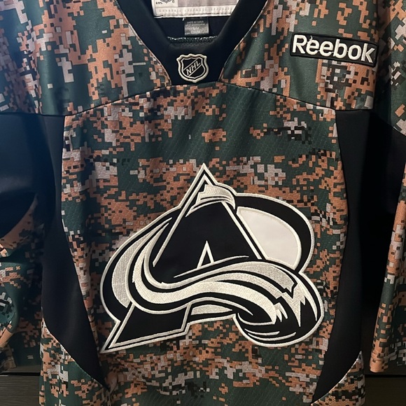 Reebok Green and Black Camouflage Jersey - Picture 5 of 5